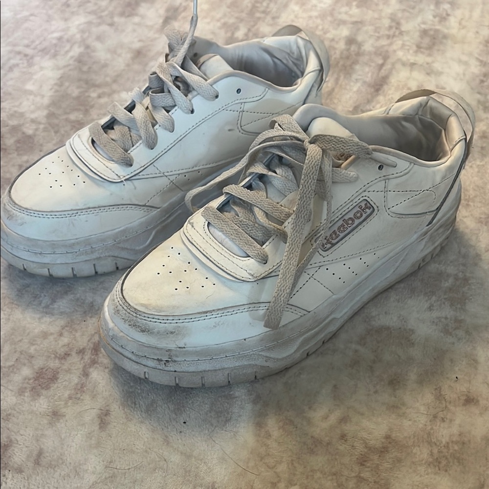 White Reebok shoes